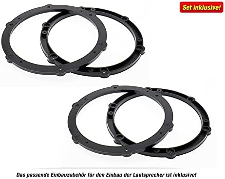 Mediadox Front/Heck 16,5cm/165mm Auto Lautsprecher/Boxen/Speaker Komplett-Set von JB.L kompatibel fü