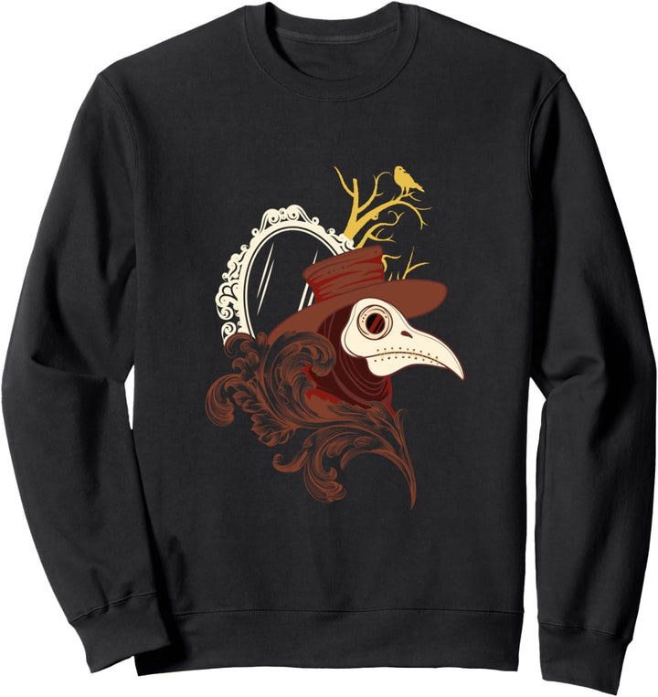 Pest Doktor Rabe I Fantasy Gothic I Mittelalter Sweatshirt