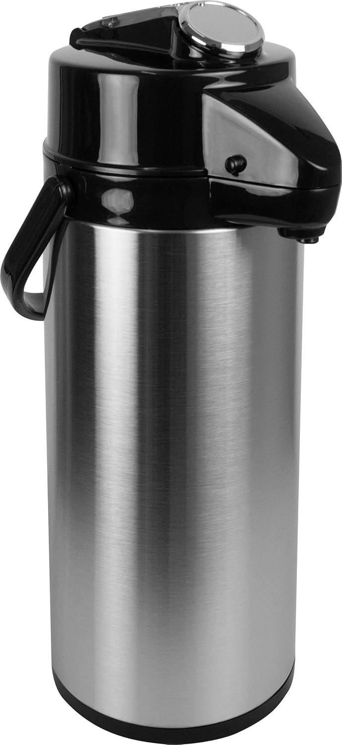Saro 317-2075 Isolierpumpkanne, 2,2 L & 39-1000 Korbfilter, grösse circa 85/245 mm Bundle mit Korbfi