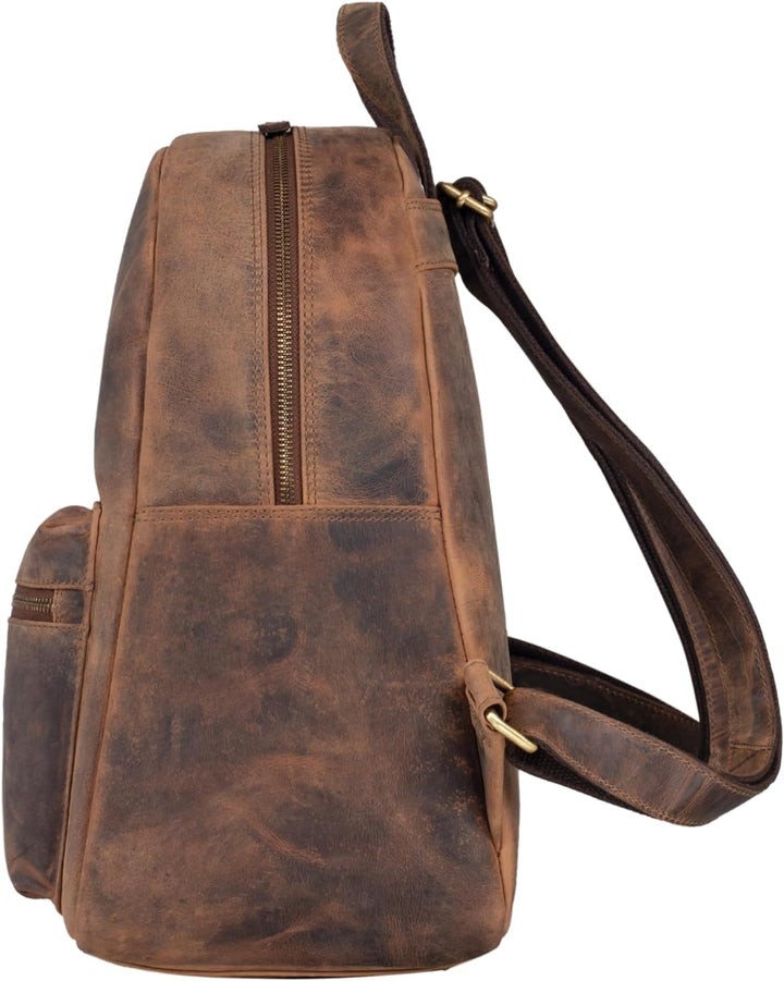 STILORD 'Flynn' Grosser Rucksack Leder XL Lederrucksack für Damen Herren Laptop Rucksack Reiserucksa