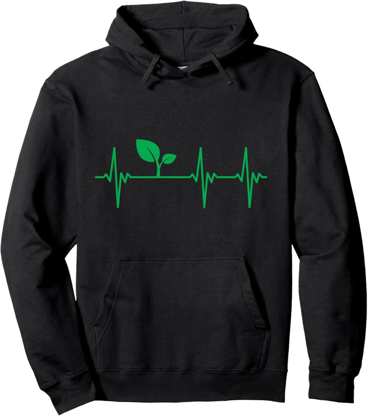 Vegan Herzschlag Veganer Lebensweg Veganismus Geschenk Pullover Hoodie