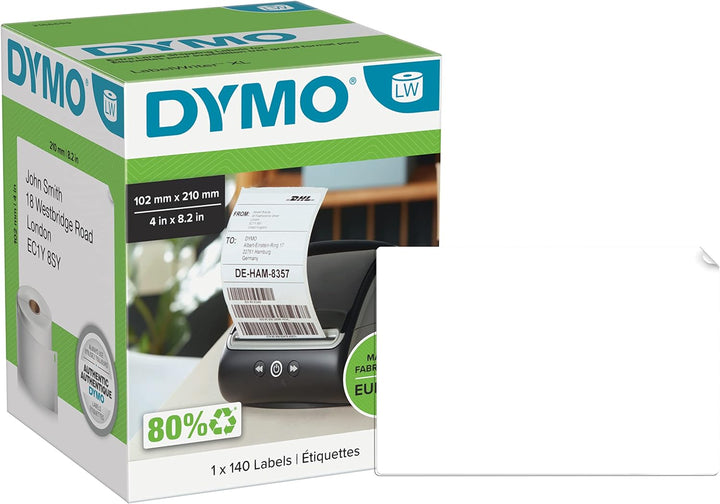 DYMO Original LabelWriter DHL Versandetiketten für LabelWriter 5XL/4XL-Etikettendrucker | 102 mm x 2