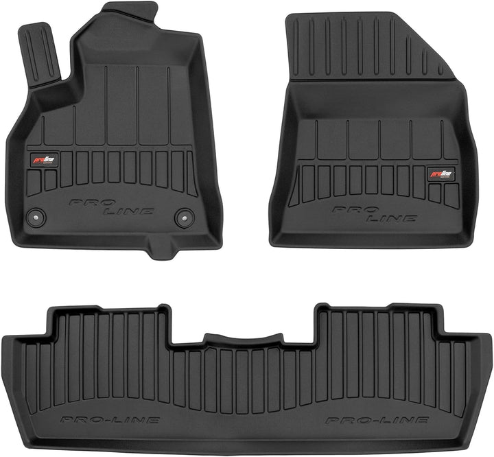 SMK Gummimatten Auto fussmatten Satz für Peugeot 5008 I 2009-2017 Erleben Sie einen neuen Standard d