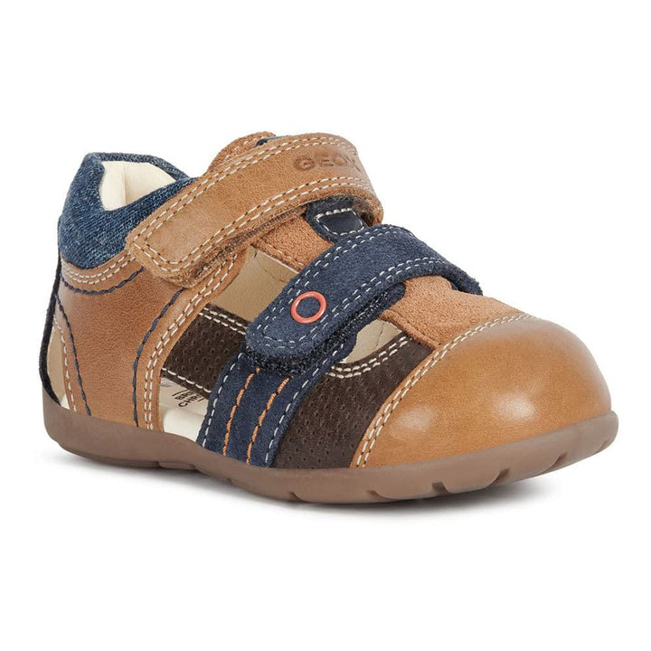 Geox B Kaytan A Lauflernschuhe 20 EU Caramel Navy, 20 EU Caramel Navy