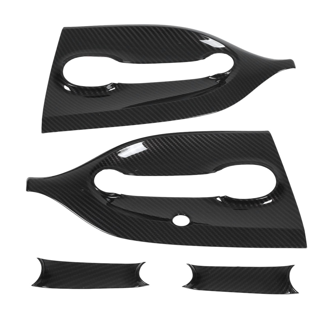 Aussentürgriff-Abdeckung, Aussentürgriff-Abdeckungs-Kit Carbon-Faser-Farbersatz für Smart Fortwo C45
