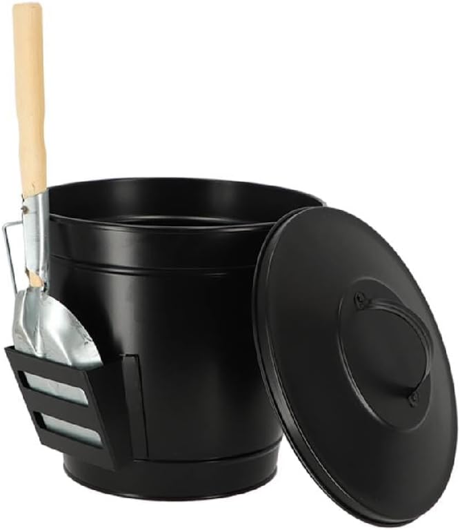 Esschert Design ff288 Ascheneimer mit Schaufel,