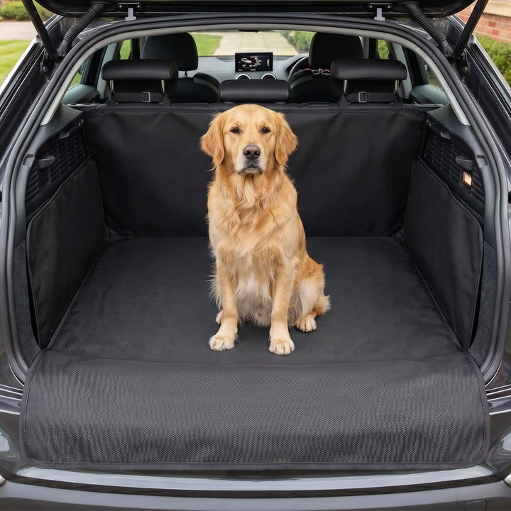 bonamico Kofferraum Schutzmatte - Hundedecke & Antirutschmatte mit Seitenschutz - Auto Kofferraumsch