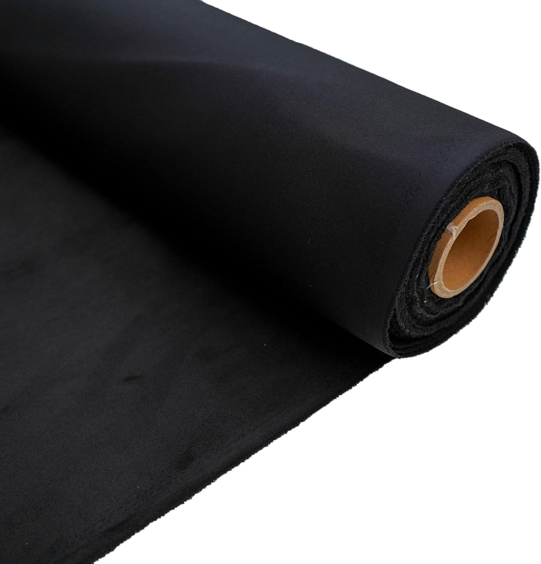 Schwarze Wildleder-Dachhimmel, Stretch-Spandex-Material für Auto-Dachhimmel und Zierleiste (2,5 m x