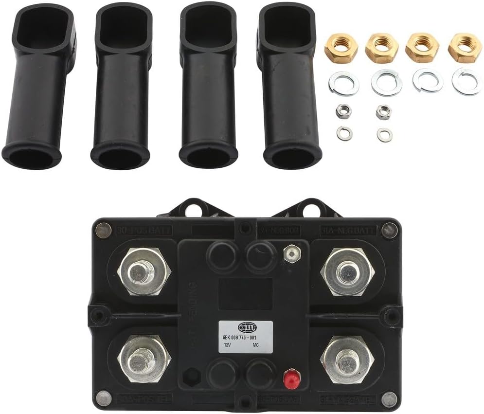 HELLA - Hauptschalter, Batterie - 12V - 2-polig - geschraubt - 6EK 008 776-001
