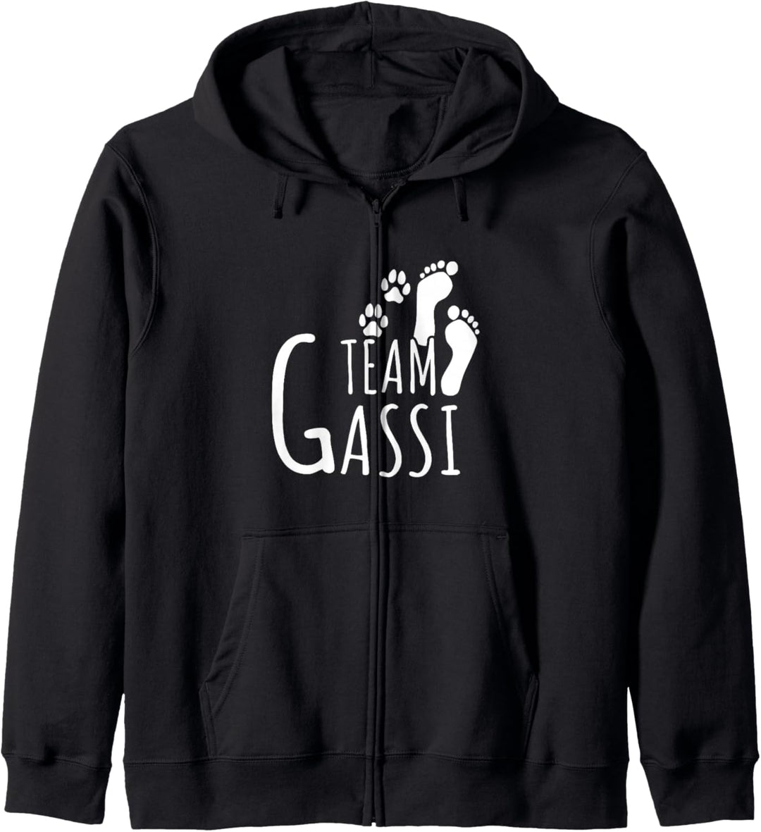 Team Gassi Hunde spazieren joggen Morgenrunde Spruch T-Shirt Kapuzenjacke