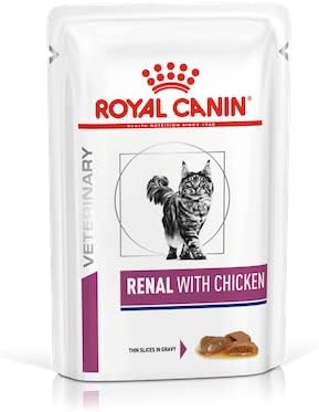Royal Canin Veterinary Renal Chicken | Doppelpack | 2 x 12 x 85 g | Diät-Alleinfuttermittel für ausg