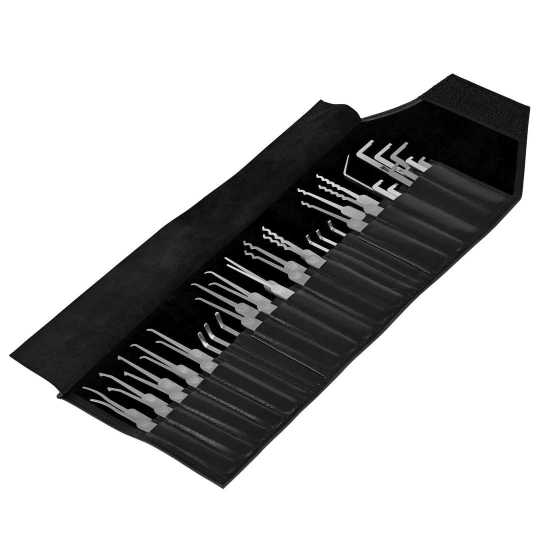 MULTIPICK ELITE 40 Profi Dietrich Set - [40 Tools | 0.4 + 0.6 mm] Made in Germany - Lockpick Tool, S
