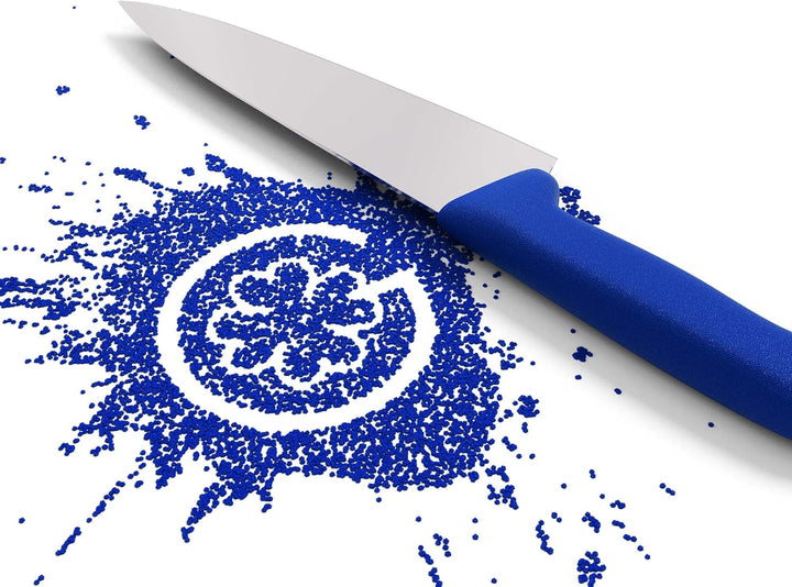Giesser seit 1776 - Made in Germany - Kochmesser blau, Basic Blue, Klinge 20 cm, rutschfest, scharfe