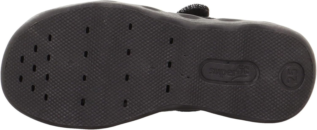 Superfit Bubble Hausschuh 23 EU Weit Schwarz 0040, 23 EU Weit Schwarz 0040