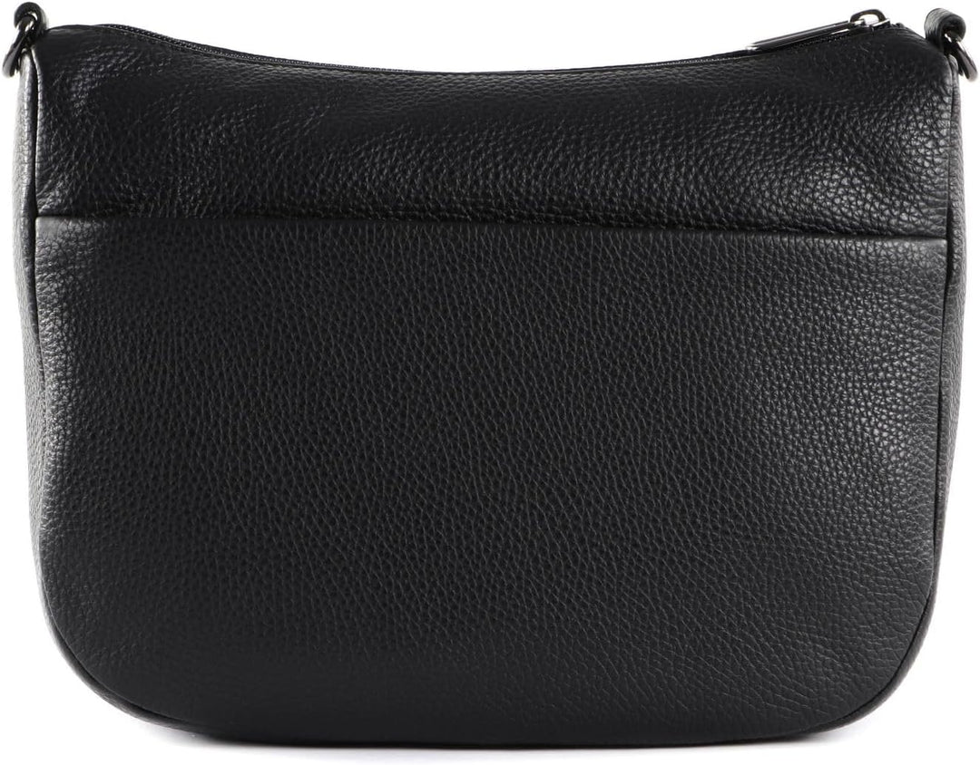 Mandarina Duck Damen Mellow Leather HOBO Schwarz, Schwarz