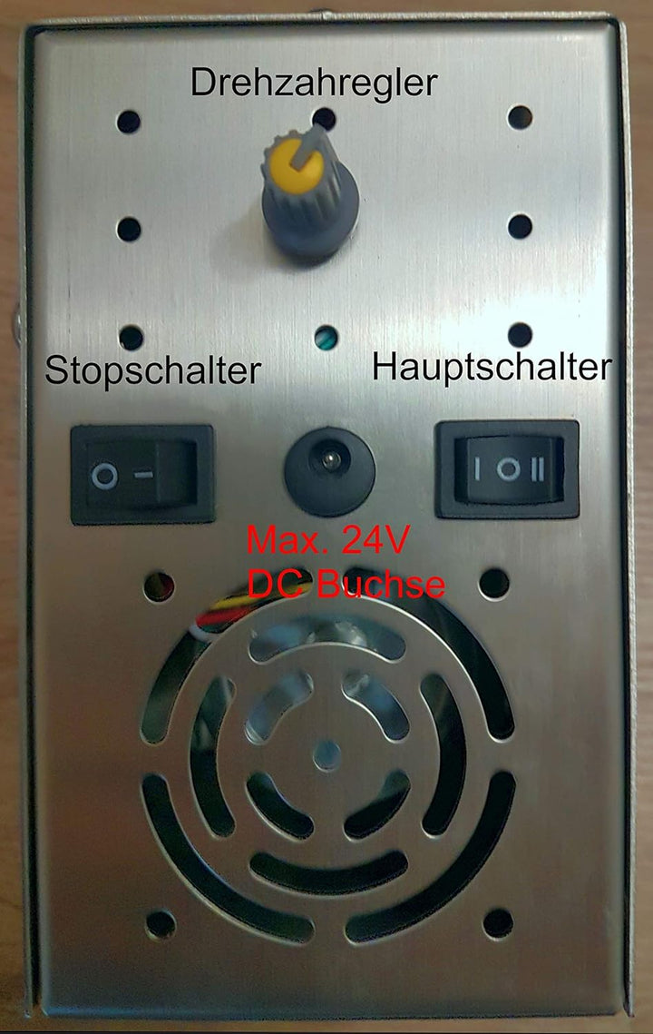 VM 24V-DC-Getriebemotor-Grillmotor-regelbar-von-0-2 bis 5-U-min-20Nm