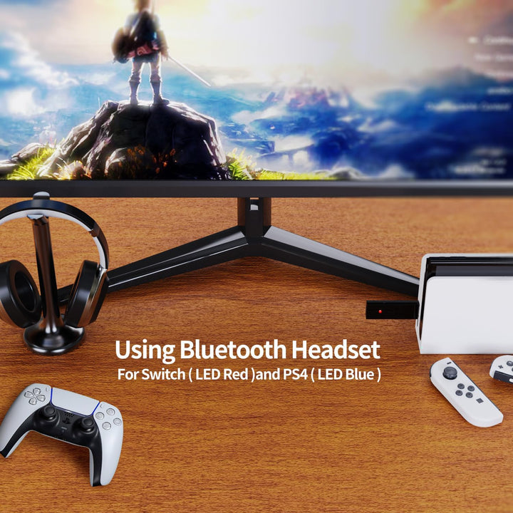 MAYFLASH Magic-S PRO 2 Wireless Bluetooth USB Adapter for PS4, Switch, macOS, Windows, Raspberry Pi,