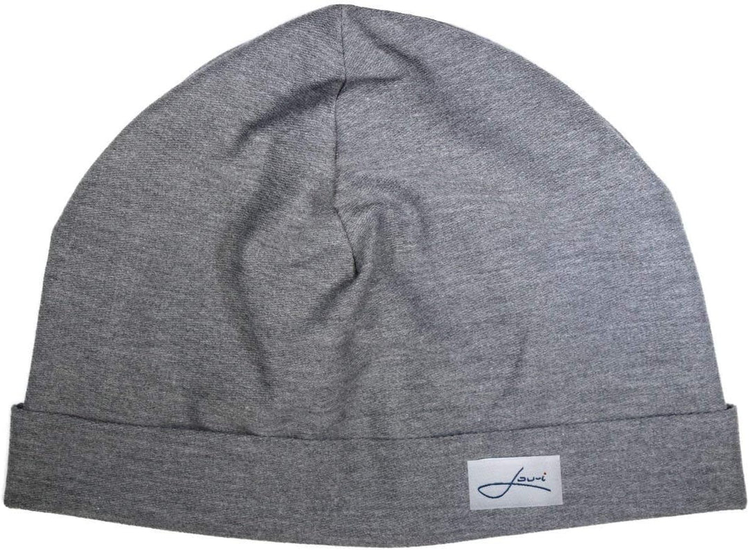 Baumwollmütze grau Beanie Made in Germany - Damenmütze & Herrenmütze - Sehr leichte & weiche Sommerm