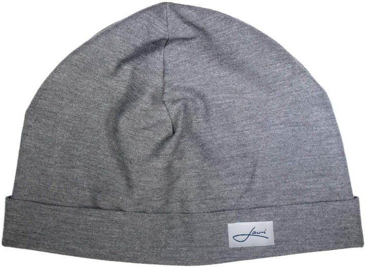 Baumwollmütze grau Beanie Made in Germany - Damenmütze & Herrenmütze - Sehr leichte & weiche Sommerm