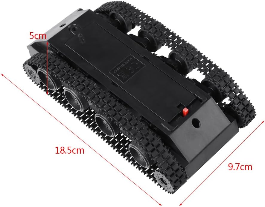 Stossgedämpftes Tank-Chassis Fahrzeug-Chassis Robotik Wissenschaft Kunststoff-Roboter-Panzer-Chassis