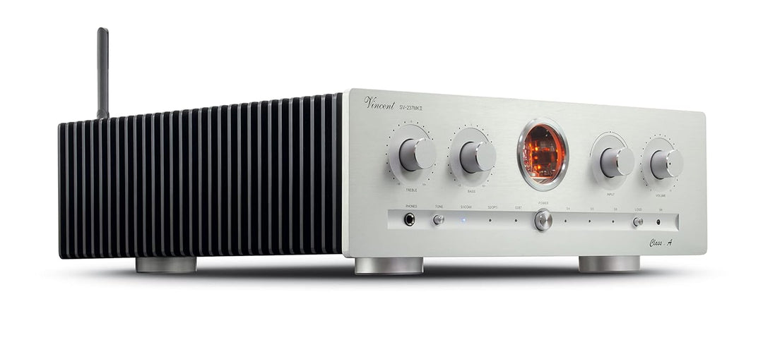Vincent SV-237 MKII High-End Hifi Hybridverstärker, warmer dynamischer Röhren-Sound, mit Bluetooth-S