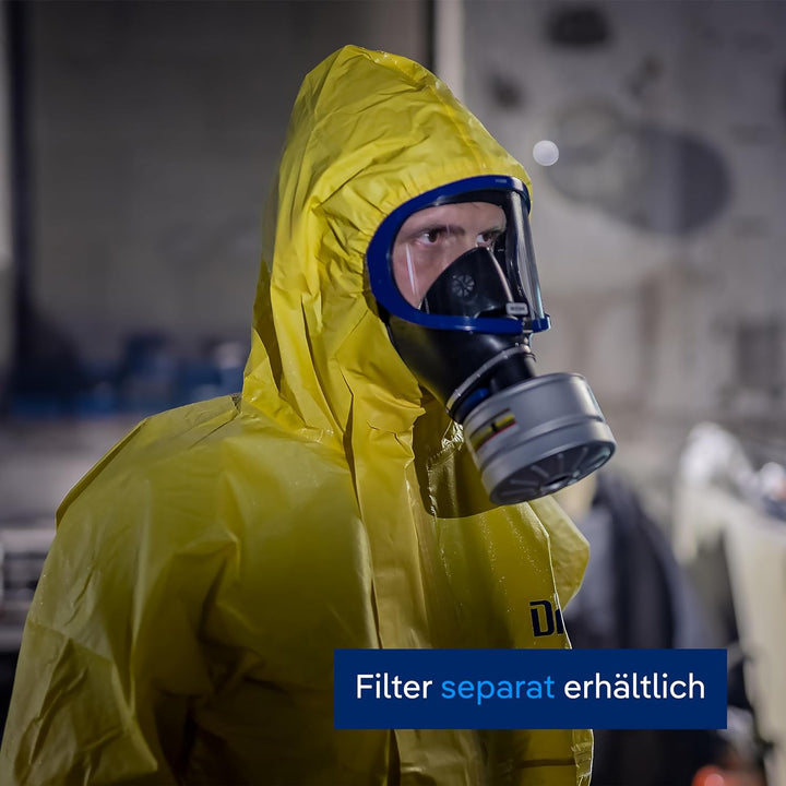Dräger X-plore 6300 Vollmaske aus EPDM mit Standard-Rd40-Anschluss Rd40| Maske geeignet für Farben,