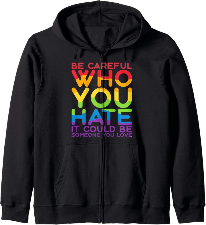 LGBTQIA Gay Pride Month Queer CSD Regenbogen LGBT Kapuzenjacke