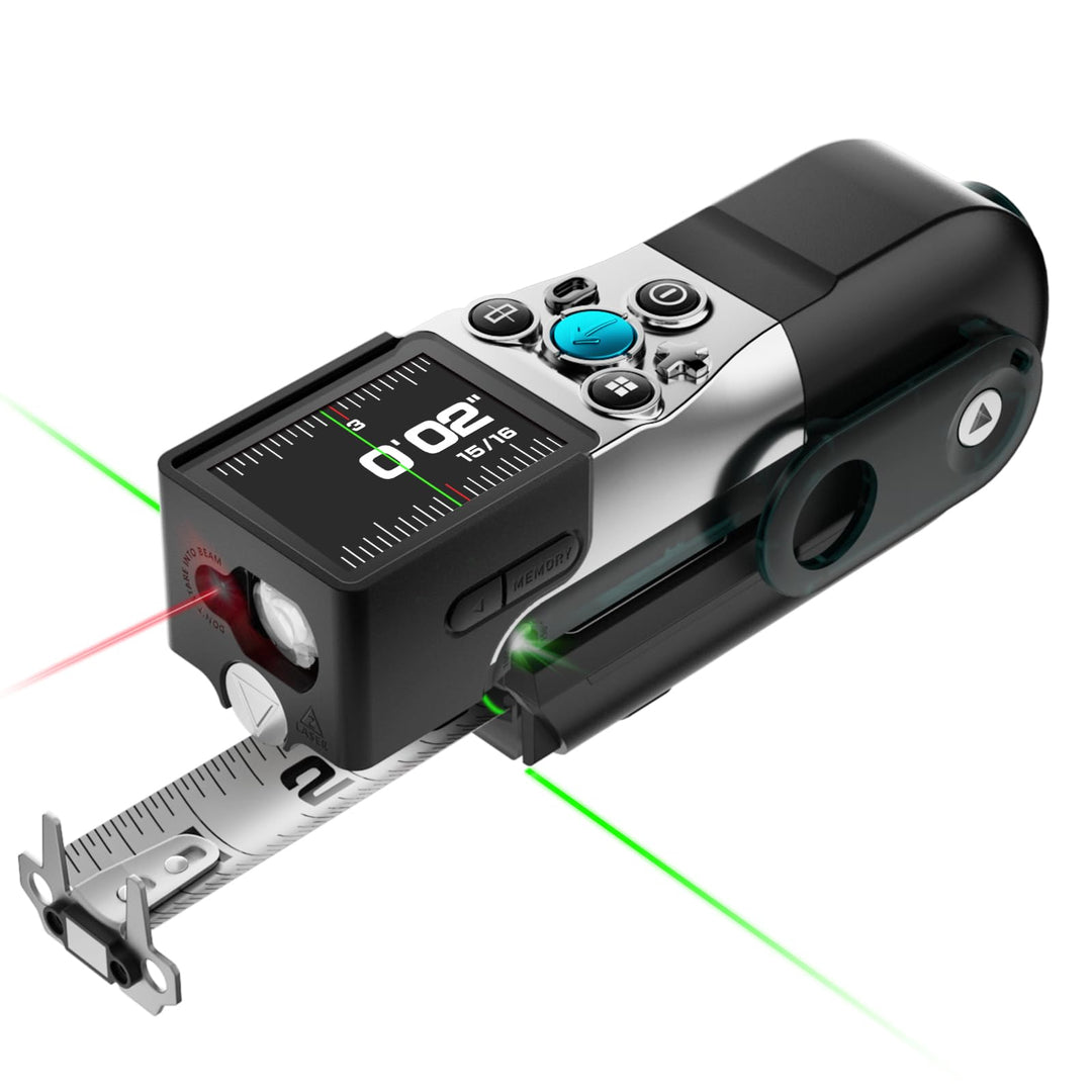 MiLESEEY XTape 1 Laser Entfernungsmesser 100m digitales Massband Lasermessgerät OLED Display und 1/N