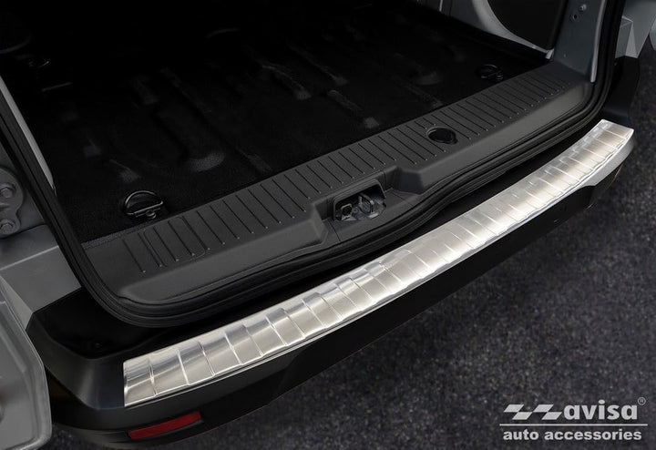 Avisa Edelstahl Heckstossstangenschutz kompatibel mit Ford Tourneo Connect II/Transit Connect II 201