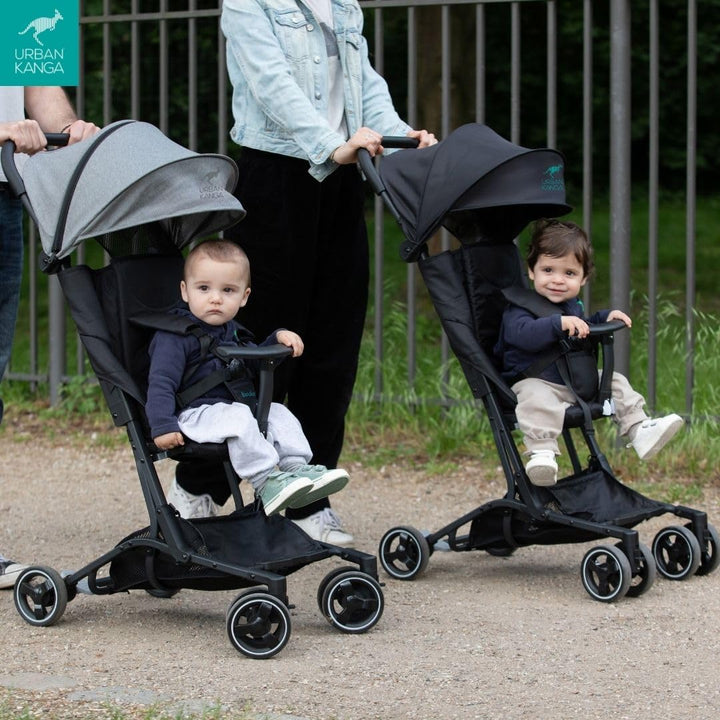 Urban Kanga Bandicoot Reisebuggy Flugzeug Handgepäck bis 25kg Kinderwagen (Hellgrau), Hellgrau