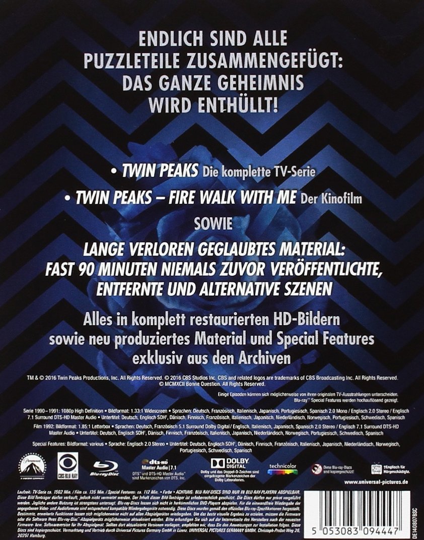 Twin Peaks - Das ganze Geheimnis [Blu-ray], Blu-ray