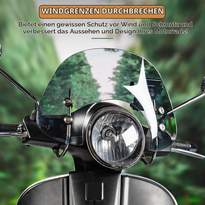 Scooter Windschutzscheibe Flyscreen Deflectors Visier für Vespa Primavera 50 125 150 Primavera 50 Pr