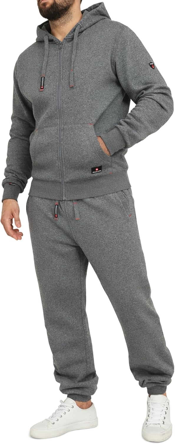 Höhenhorn Cozalp Herren Jogging Anzug Trainingsanzug Hausanzug 3XL Dunkelgrau, 3XL Dunkelgrau