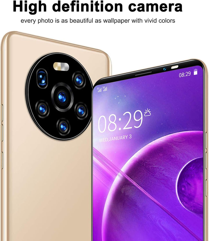 Handy, LANDVO mate40 pro 5,45-Zoll-HD-Bildschirmtelefon Dual Card Dual-Standby-System 128 GB Dual Ca