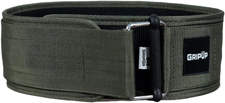 Gewichthebergürtel 4” aus Nylon – Leichter Trainingsgürtel für Krafttraining, Fitness und Gym Workou