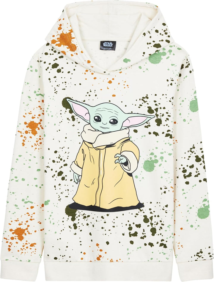 Disney Hoodie für Mädchen, Coole Pullover für Kinder und Jugendliche - Mädchen Geschenke Creme Baby