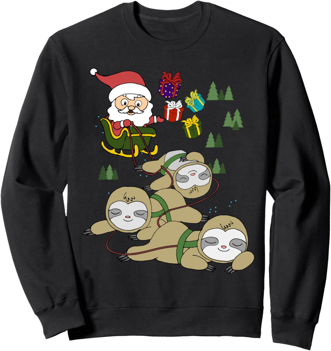 Faultier Weihnachts Sweatshirt