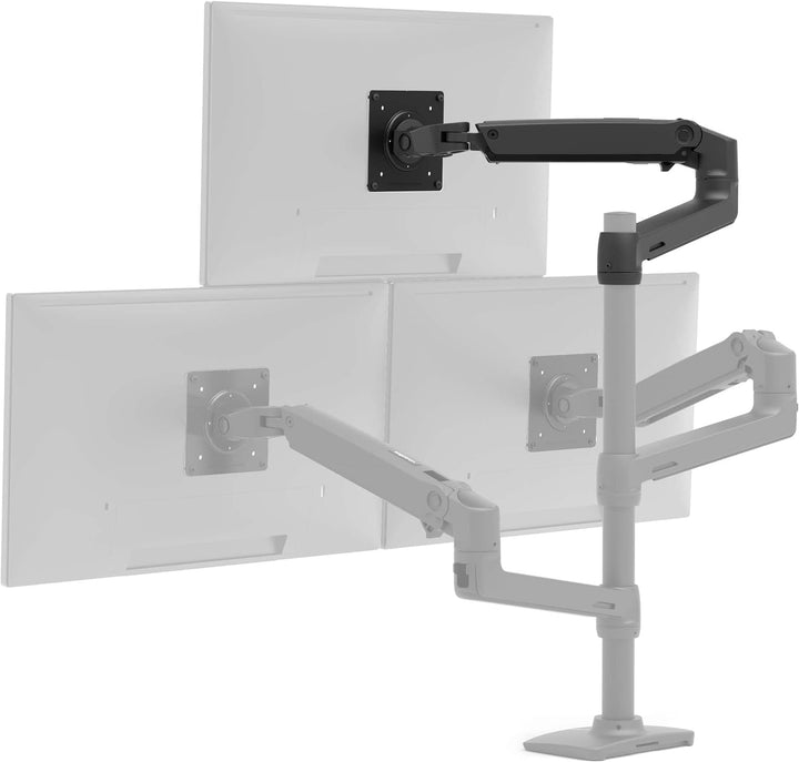 Ergotron Zusatzarm inkl. Ringsatz für LX Monitor Arm in Schwarz, 98-130-224