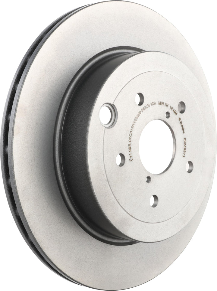 Brembo 09.A198.11 Hintere Bremsscheibe mit UV Lackierung, Anzahl 2