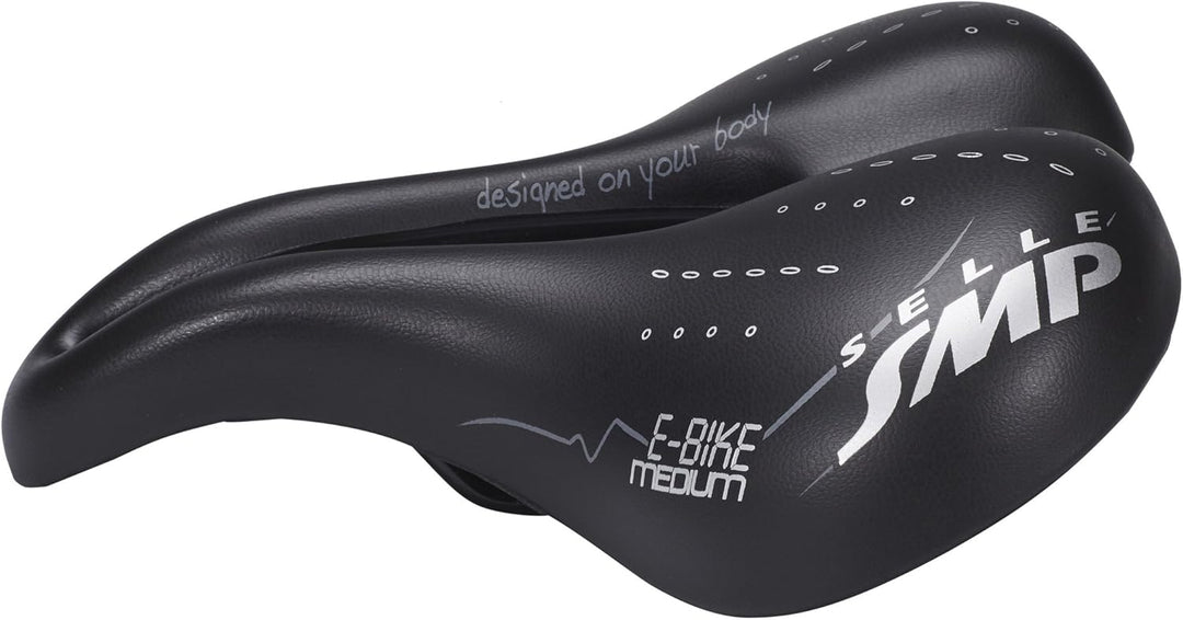 Selle SMP E-Bike Fahrradsattel Unisex (Medium) Schwarz 27 x 15 x 8 cm, Schwarz 27 x 15 x 8 cm