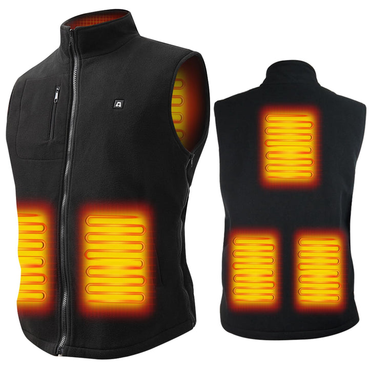 ARRIS Heizweste für Männer Grösse einstellbar elektrische Heizung Körper warm Gilet 7.4V batteriebet