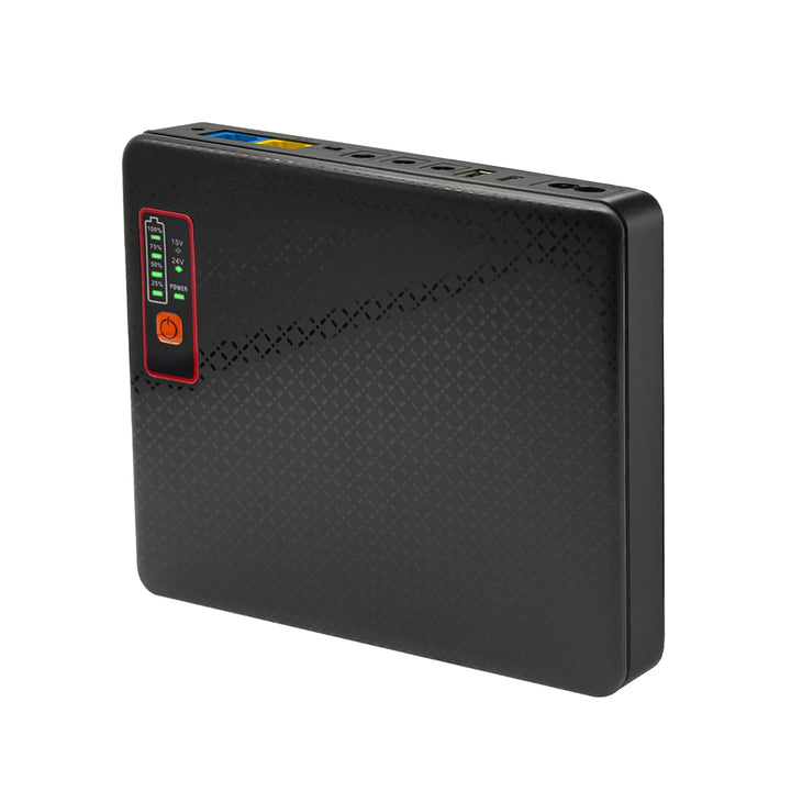 Mini UPS 12V/1,5A Router USV 16000mAh (59Wh) Unterbrechungsfreie Stromversorgung 9V/1A USB 5V/2A, 16