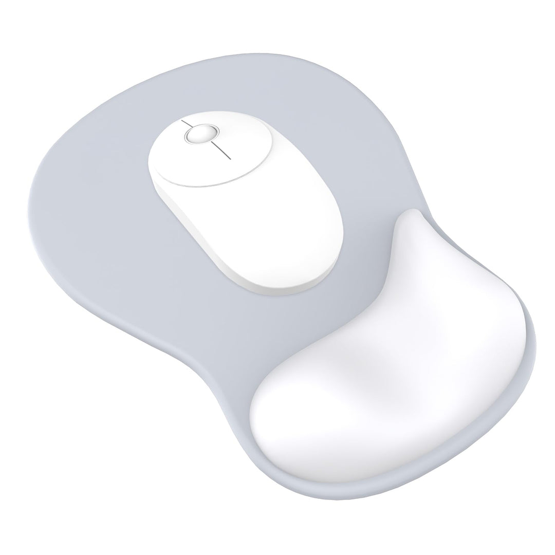 Mauspad mit Gelkissen,Ergonomisches Mousepad mit handauflage mit weichem Gelpolster,rutschfester Bas