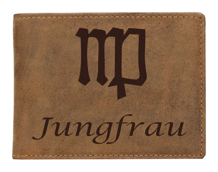 Greenburry Sternzeichen Geldbörse Vintage SZ2 12,5 x 9,5 cm Jungfrau, Jungfrau