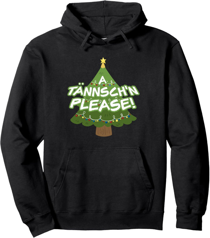 Tannenbaum Christmas Santa Weihnachtsbaum Nikolaus Geschenk Pullover Hoodie
