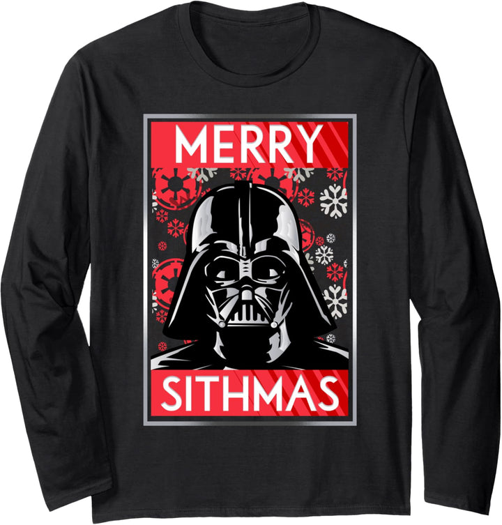 Star Wars Christmas Darth Vader Boxed Merry Sithmas Langarmshirt