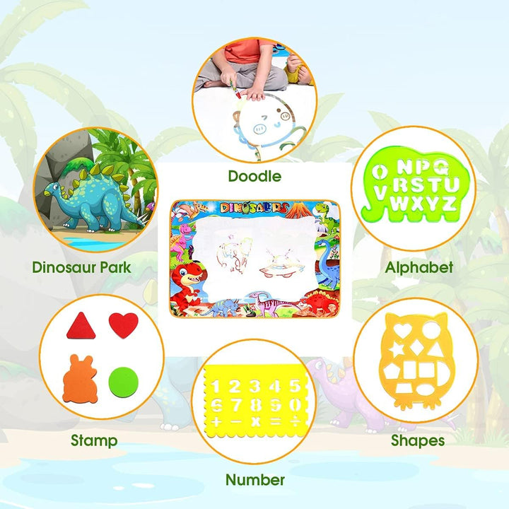 ALLCELE Wasser Doodle Matte Kinder ab 1 2 3 4 5 6 7 Jahre, Jungen Madchen Kinder Geschenke für Spiel