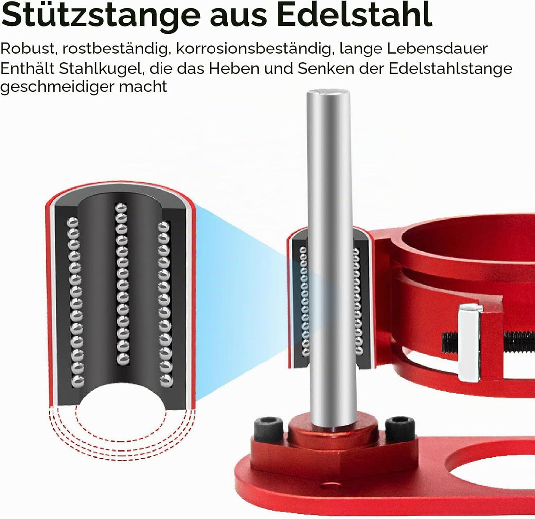Router-Lift-Basis, Router Lift Kit, Router Werkzeug mit Sechskantschlüssel, Elektro Router Tisch Ein