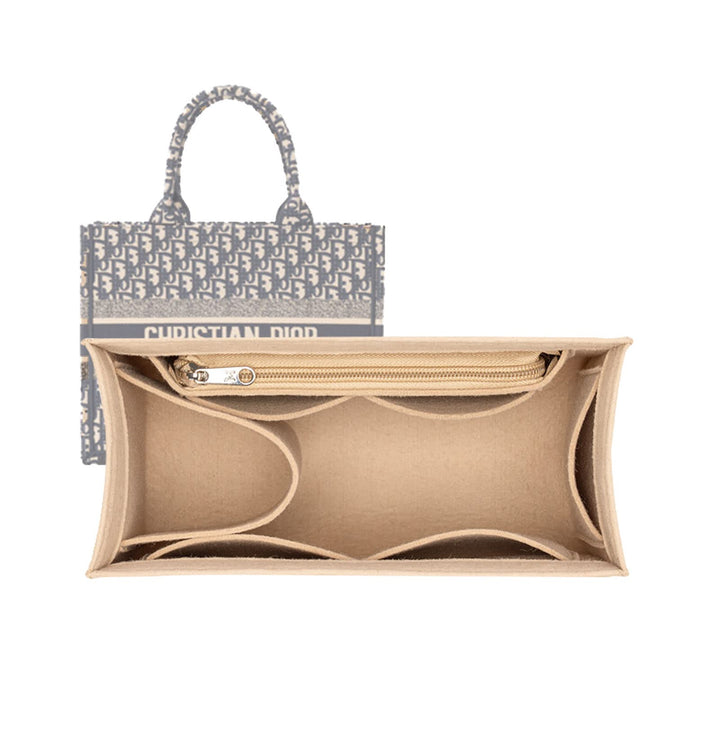 Lckaey Geldbörsen-Organizer-Einsatz für Bücher, Tragetasche, grosse Tasche, Organizer, 2008 beige-XL