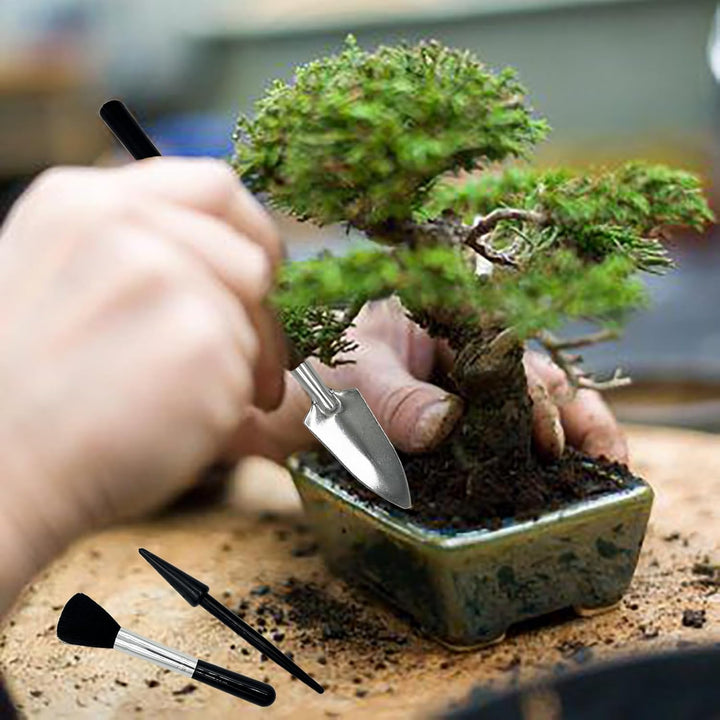 DUGYIRS Bonsai Werkzeug Set,Pflanzen Gartengeräte Set,Mini Gartenwerkzeug Werkzeug Set für Pflanzenp
